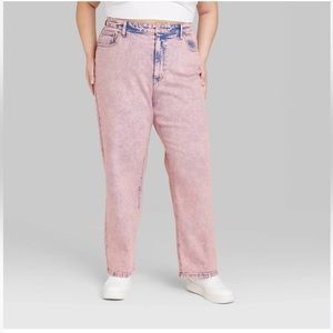 Pink Women jeans Wild fable